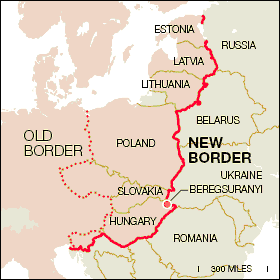 Oostgrenzen Schengen