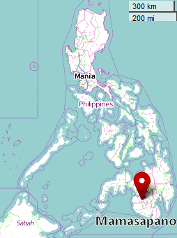 Kaart Filipijnen
