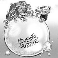 Huizenzeepbel cartoon