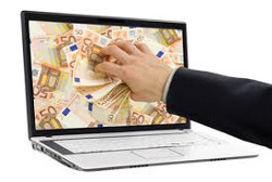 Geld uit beeldscherm
