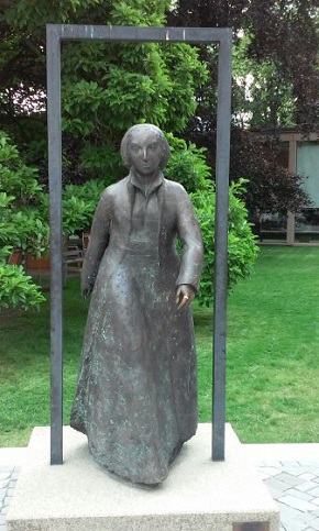 Foto van standbeeld Katharina von Bora