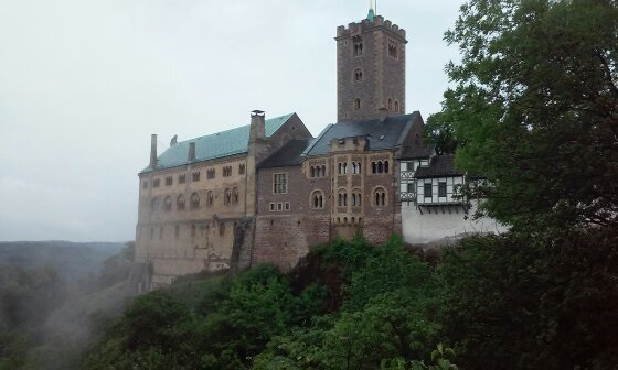 Foto van het kasteel de Wartburg