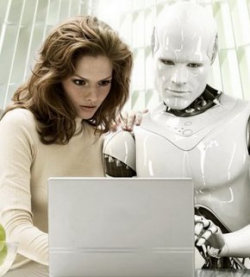 Robot en mens werkt samen