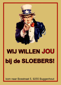 Wij willen jou bij de sloebers