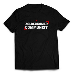 T-shirt met opdruk Zolderkamer Communist