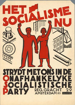 Klassiek affiche Onafhankelijke Socialistische Partij