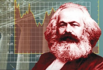 Marx met grafiek