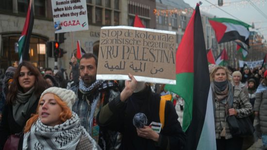 palestijnse demo amsterdam