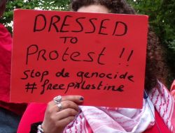 dressed to protest