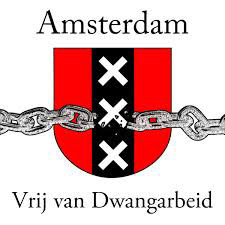 Logo Amsterdam - vrij van dwangarbeid