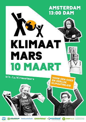 Affiche Klimaatmars 10 maart 2019