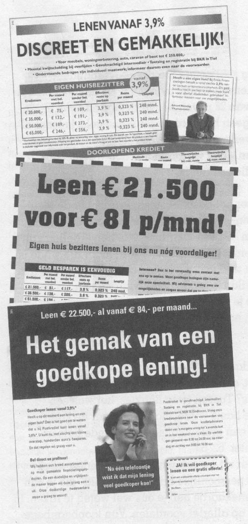 Snel en gevaarlijk krediet, Bondgenoten Magazine, januari 2003