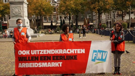 fnv moet stoppen samenwerking uitzendbranche