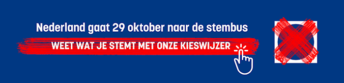 Banner: Weet wat je stemt met onze kieswijzer